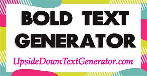 Bold Text Generator (𝑪𝒐𝒑𝒚 & 𝑷𝒂𝒔𝒕𝒆).